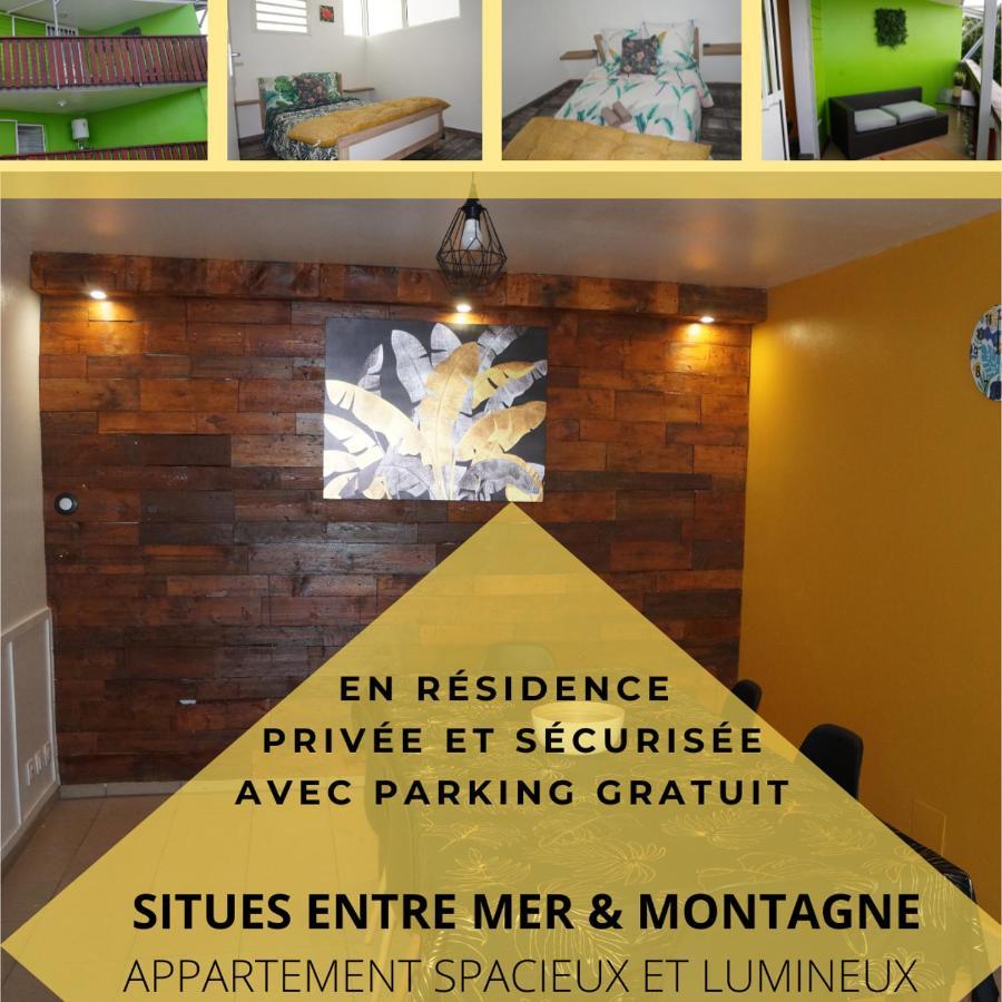 Апартаменты Les Cles Du Bonheur2, Entre Mer & Montagne Trois Bassins Экстерьер фото